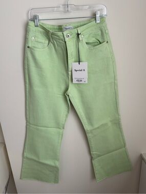 NWT Special A Green Jeans, Size 32